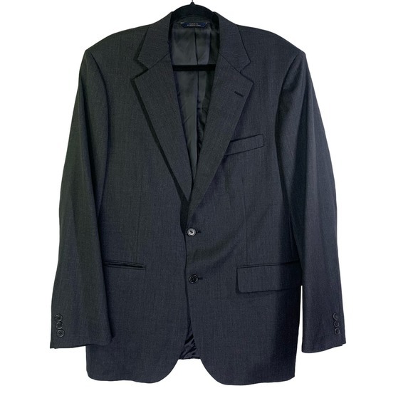 BROOKS BROTHERS Vintage Black Single-Breasted Sport Coat Blazer Jacket‎ - Picture 1 of 16